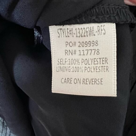 Lovestitch cami M black eyelash lace trim spaghetti strap pleated Y2K whimsygoth - Picture 9 of 10